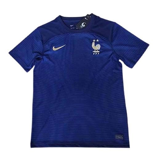 Tailandia Camiseta Francia Replica Primera Ropa 2022 Azul